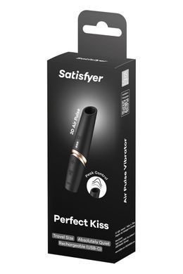 Клиторальный бесконтактный массажер Satisfyer Perfect Kiss черный