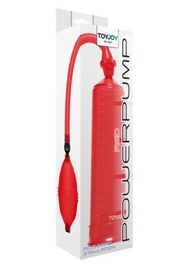 Вакуумна помпа для члена Toy Joy Power Pump механічна, червона