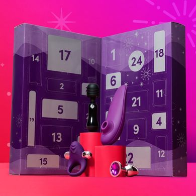 Адвент календар (24 предмети) Lovehoney Couple's Advent Calendar  Фіолетовий