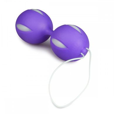 Вагинальные шарики со смещенным центром тяжести Easytoys, силиконовые, фиолетовые, 46 г