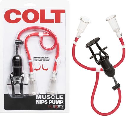 Насос для сосков CalExotics Colt Muscle Nips Pump, прозрачный