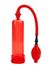 Механическая вакуумная помпа для пениса с насосом-грушей Fireman’s CalExotics, красная, 19 х 5.7 см