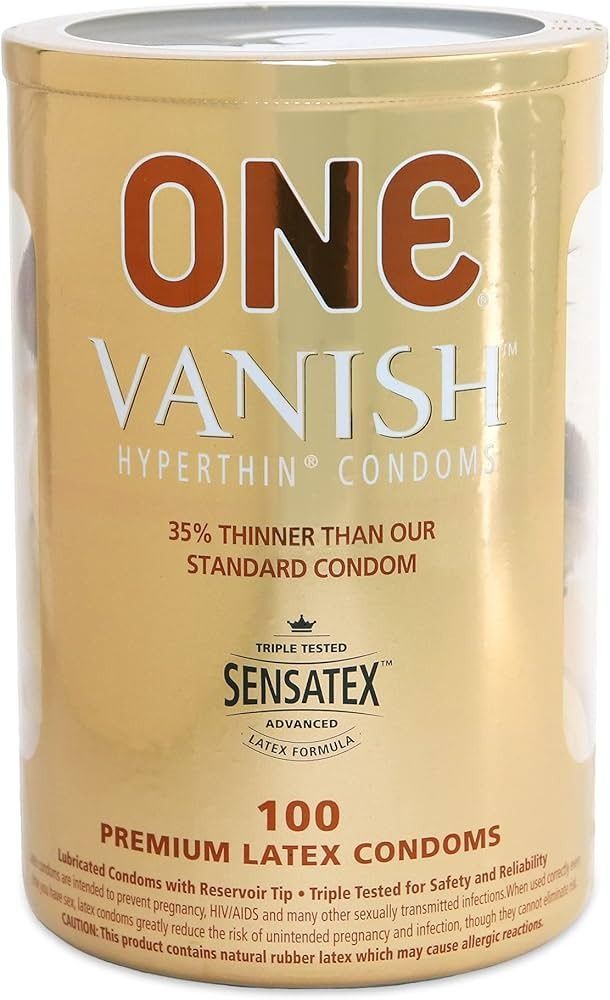 Набір супертонких презервативів латексних ONE Vanish Hyperthin (ціна за упаковку, 100 шт.)