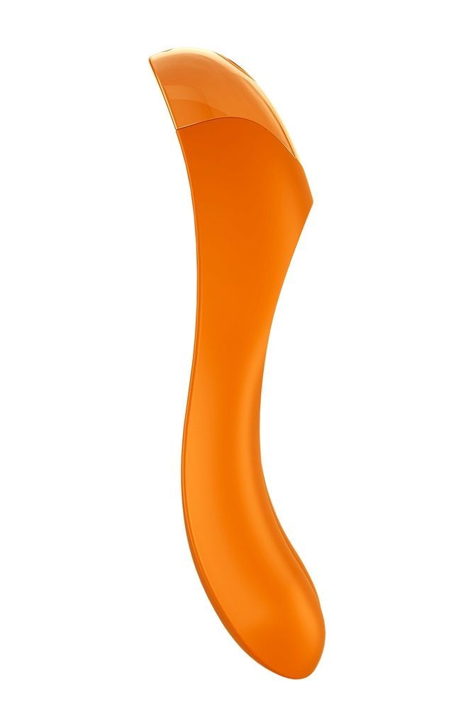Универсальный мини вибратор Satisfyer Candy Cane оранжевый