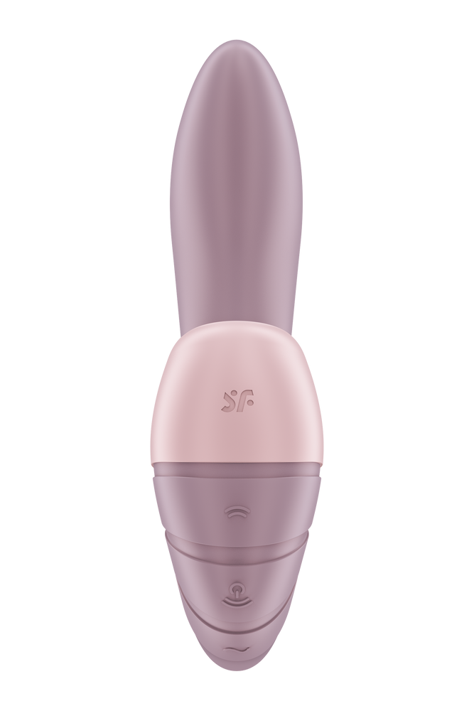 Двойной вибратор с вакуумной стимуляцией Satisfer Air Pulse Supernova розовый