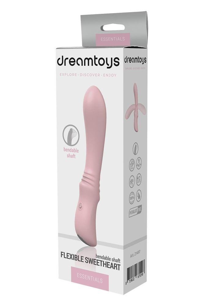 Вібратор гнучкий класичний Dream Toys Essentials Sweetheart рожевий