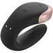 Люксовый смарт вибратор для пар Satisfyer DOUBLE LOVE черный