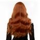 Парик длинный волнистый с челкой Fetish Hair рыжий, 60 см