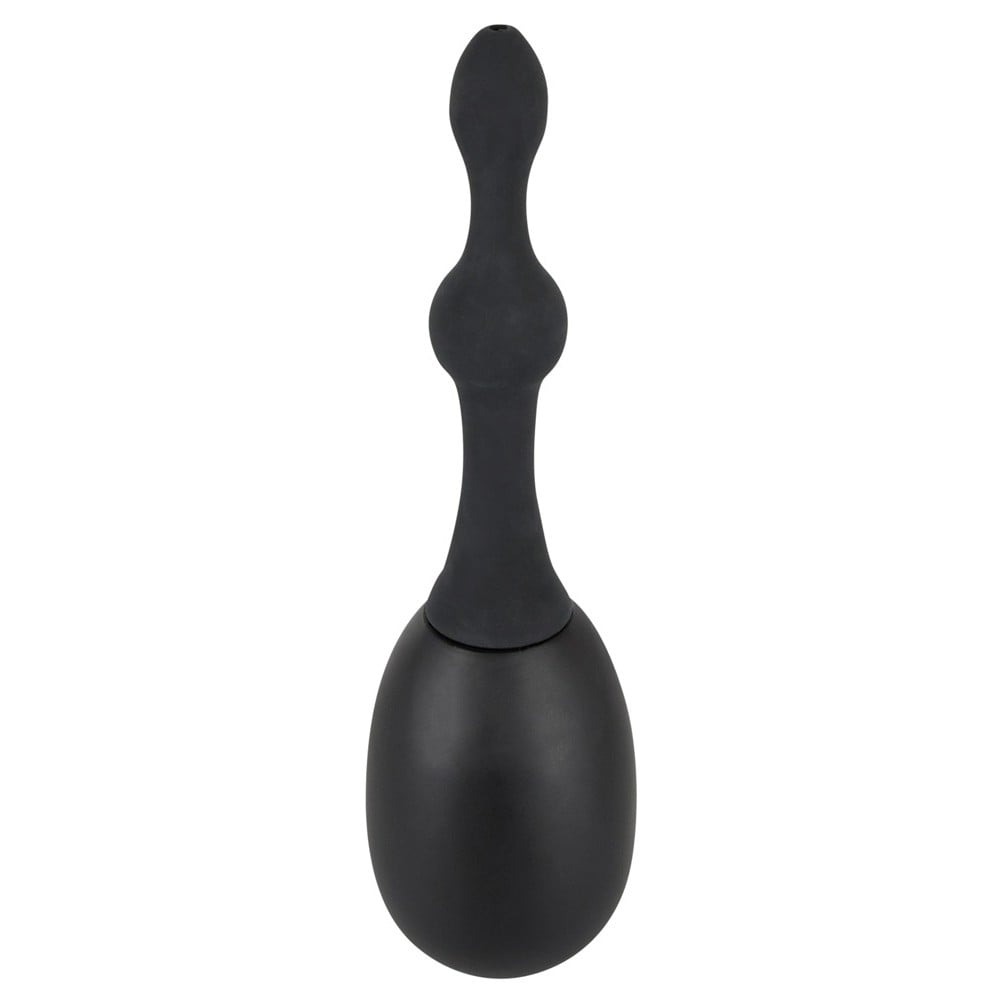 Анальний душ із медичного силікону Black Velvets Douche, чорний, Small