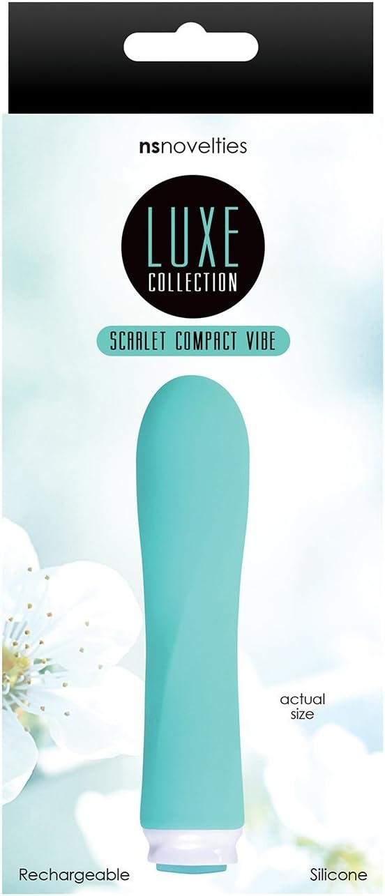 Вібратор міні LUXE COMPACT VIBE SCARLET TURQUOISE